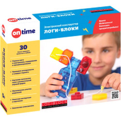 Конструктор электромеханический ON TIME Логи-блоки / 70021