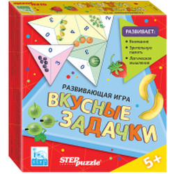 Развивающая игра Step Puzzle Вкусные задачки. Тримино / 76058