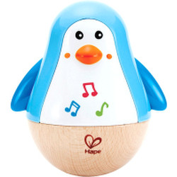 Развивающая игрушка Hape Неваляшка. Пингвин музыкальный / E0331-HP