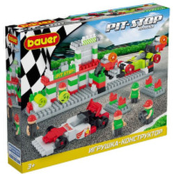 Конструктор Bauer Pit Stop Гоночные машины с автосервисом / 829