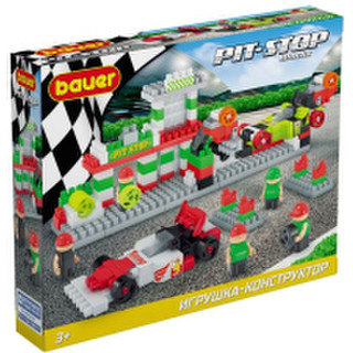 Конструктор Bauer Pit Stop Гоночные машины с автосервисом / 829