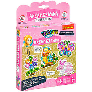 Развивающая игра Bondibon Аквамозаика 1000 бусин! Лесное царство / ВВ3407