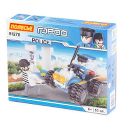 Конструктор Полесье Классик. Город. Полиция-5 / 81278