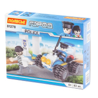 Конструктор Полесье Классик. Город. Полиция-5 / 81278