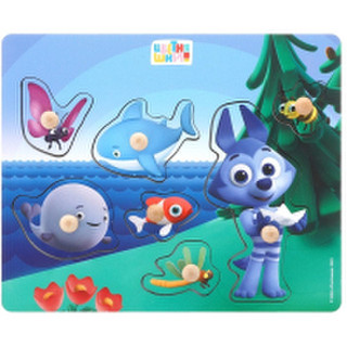 Сортер MAPACHA Вкладыши. Цветняшки Морское приключение Волчонка / 962460