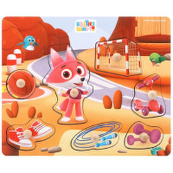 Сортер MAPACHA Вкладыши. Цветняшки Спортивная тренировка Лисенка Айяяй / 962459