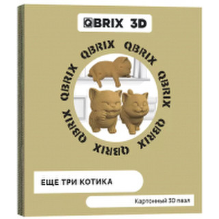 Конструктор QBRIX Еще три котика 20030
