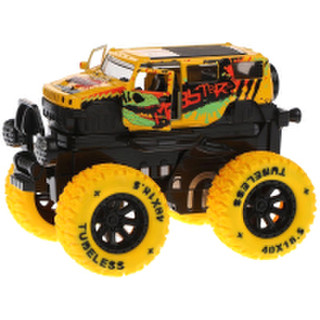 Автомобиль игрушечный ПЛАМЕННЫЙ МОТОР Монстр трак Краш-тест / 870518