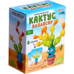Развивающий игровой набор Zabiaka IQ Кактус-балансир XQS2060A / 9760450