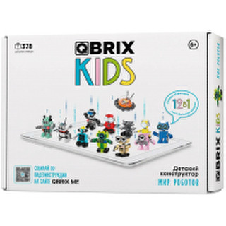 Конструктор QBRIX Kids Мир роботов 30026