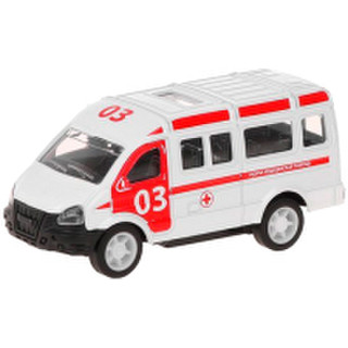 Автомобиль игрушечный ПЛАМЕННЫЙ МОТОР Спецтранспорт Автодорога Машина скорая помощь / 870667