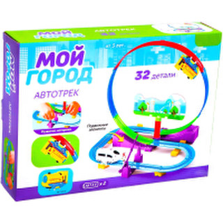 Железная дорога игрушечная Автоград Мой город / 7625555