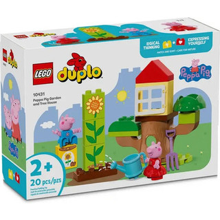 Конструктор LEGO Duplo Свинка Пеппа Сад и домик на дереве 10431