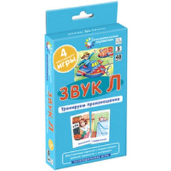 Развивающие карточки Айрис-пресс Логопедия 5. Звук Л