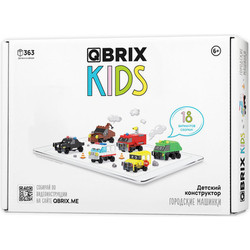Конструктор QBRIX Kids Городские машинки 30029