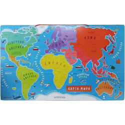 Развивающая игра Janod Карта мира с магнитными пазлами J05483
