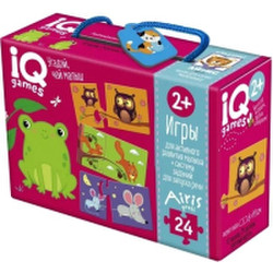 Развивающие карточки Айрис-пресс IQ игры для запуска речи. Угадай, чей малыш / 9785811277438