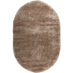 Коврик Radjab Carpet Паффи Шагги Овал P001A / 6358RK