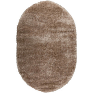 Коврик Radjab Carpet Паффи Шагги Овал P001A / 6349RK