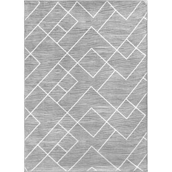 Покрытие напольное тафтинговое Plato Hali Soft / 3084-GREY-WHITE