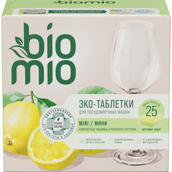 Таблетки для посудомоечных машин BioMio С маслами бергамота и юдзу