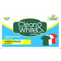 Мыло хозяйственное Duru Clean & White универсальное