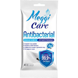 Влажные салфетки Meggi Care Antibacterial