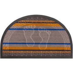 Коврик грязезащитный ComeForte Уют Мультиколор полукруглый 60x90