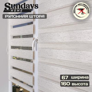Рулонная штора Sundays Home Лайнс 67х160