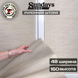 Рулонная штора Sundays Home Форест 48х160