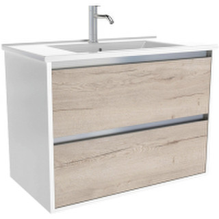 Тумба с умывальником ЗОВ Парма 80 / P80LWP0MWHMC1A-OL80