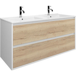 Тумба с умывальником ЗОВ Парма 120 / P120LWP0MWHMC1A-OL120