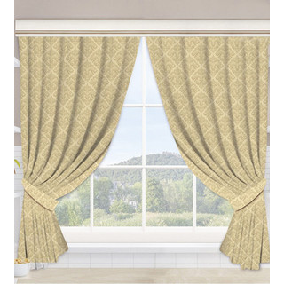 Комплект штор Артпостель Жаннет для кухни с подхватом Ш.145.180