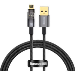 Кабель Baseus Explorer Series Auto Power-Off USB to IP 2.4A / CATS000501
