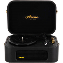 Проигрыватель виниловых пластинок Alive Audio Stories Glam Noir c Bluetooth / STR-06-GN