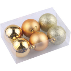 Набор шаров новогодних Золотая сказка 590875