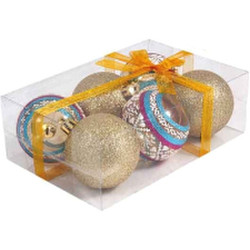 Набор шаров новогодних Волшебная страна PB6-6TDG-1-G / 102154