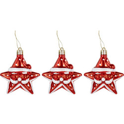 Набор елочных игрушек Золотая сказка Звезды с усами / 592172
