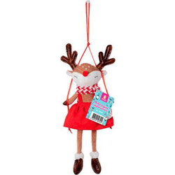 Фигура под елку Золотая сказка Олененок на качелях / 592506