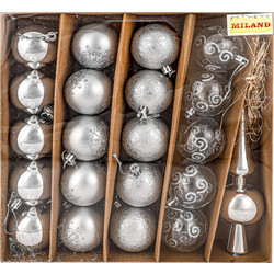 Набор шаров новогодних Miland С верхушкой / НУ-3605