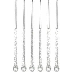 Набор елочных игрушек Tkano New Year Essential Icy sparkles / TK24-NY_DEC0006