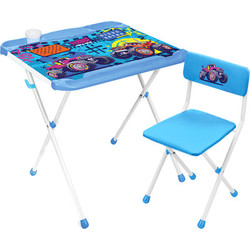 Комплект мебели с детским столом Ника Большие гонки / КНД2/БГ2