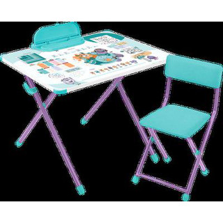 Комплект мебели с детским столом Ника Математика с монстриками / NK-75/ММ