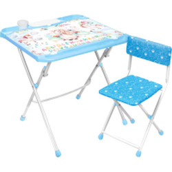 Комплект мебели с детским столом Ника Единорог / КНД4-М/1