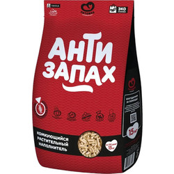 Наполнитель для туалета Питомец Антизапах Растительный комкующийся