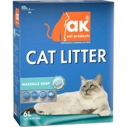 Наполнитель для туалета AK Cat Комкующийся Марсельское мыло