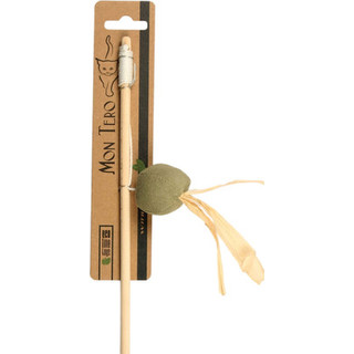 Игрушка для кошек Mon Tero Eco Дразнилка-удочка Шарик с кошачьей мятой / 51459