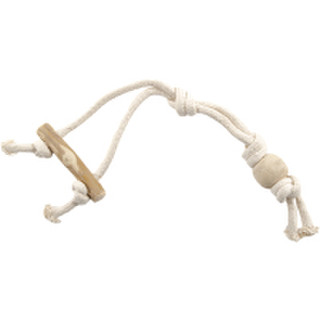 Игрушка для собак Coffee Wood Канатный грейфер с кофейной палочкой и шариком / ROPETUG/CW