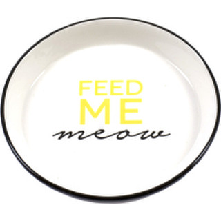 Миска для животных Duvo Plus Feed Me Meow / 10279/DV