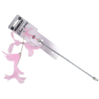 Игрушка для кошек Homecat Silver Series Дразнилка Удочка из перьев / 78417